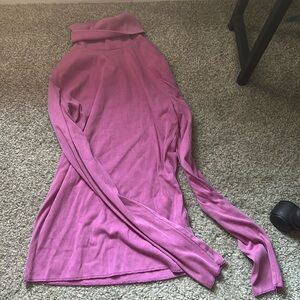 Pink turtle neck shirt